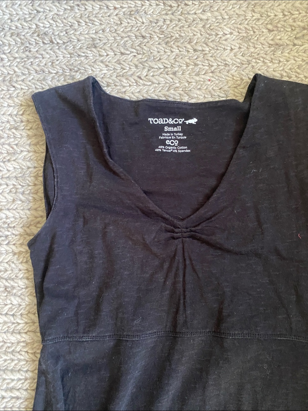 Toad & Co dress black size small